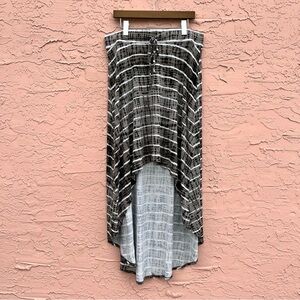 Torrid High Low Maxi Skirt Stripes Tie Dye